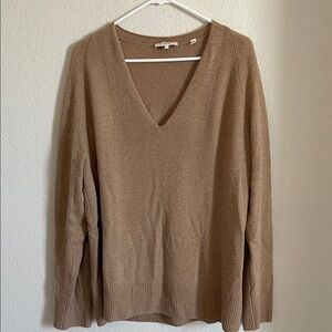 Vince Tan V-Neck Sweater